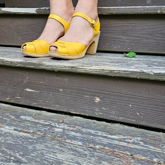 Swedish Hasbeens, Women's Clog Sandal, gently used - sz 39 - $150 - Picture 4 of 12